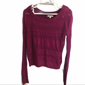 Pink See Through Sweater